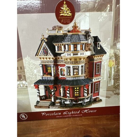 Enchanted Forest Christmas Village Taylor Residence Hard To Find - Picture 7 of 7